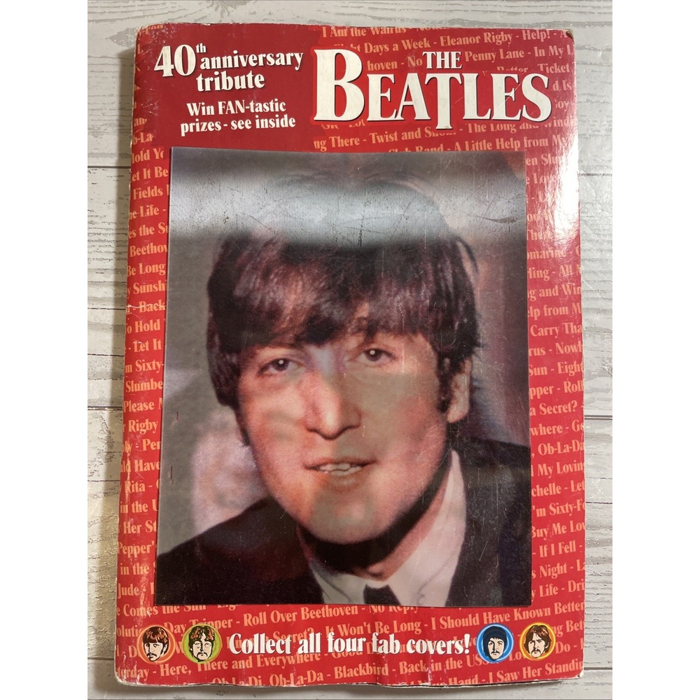 The Beatles 40th Anniversary Tribute Hologram Cover 2003 Globe Special Digests
